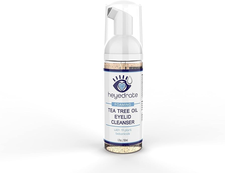 Heyedrate Foaming Tea Tree Eyelid Cleanser