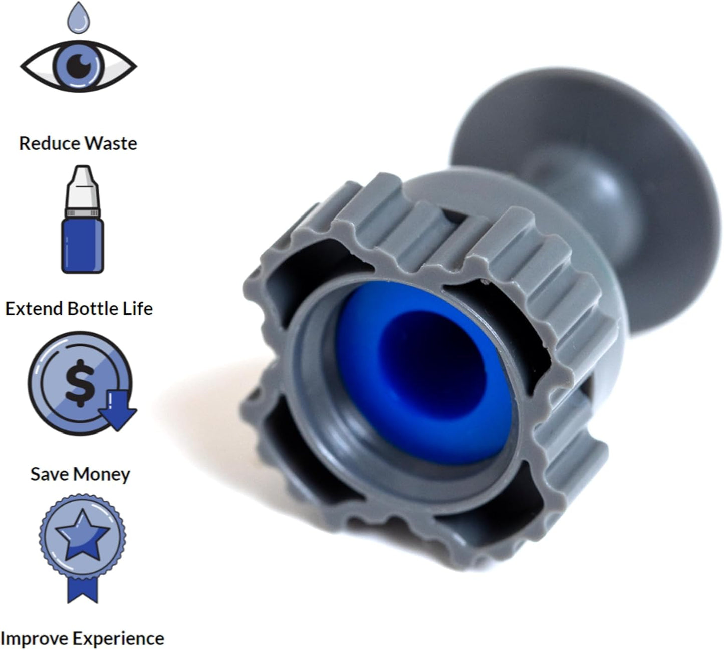 Nanodropper Adaptor for Eyedrop Bottles - SIZE 15