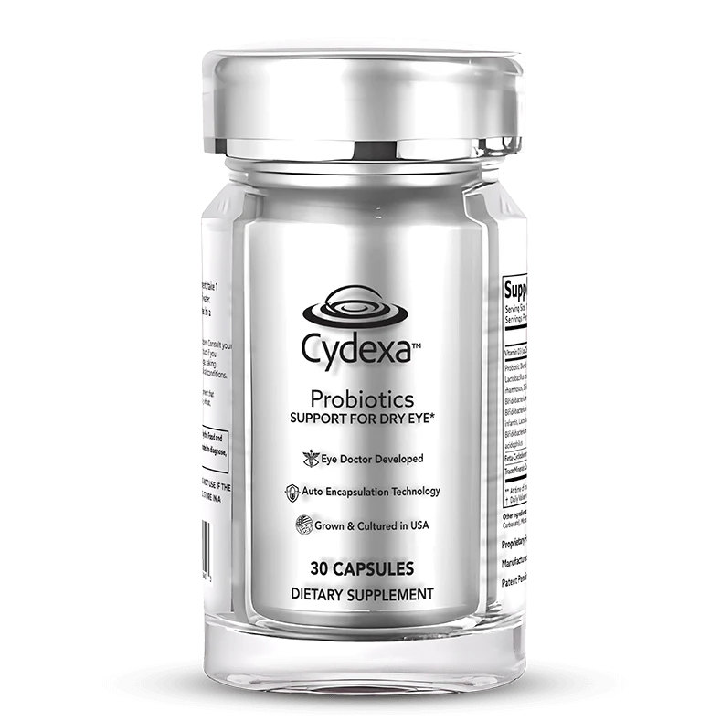 Cydexa™ Probiotics for Dry Eye Support, 30 Capsules, Eye Doctor Develo ...